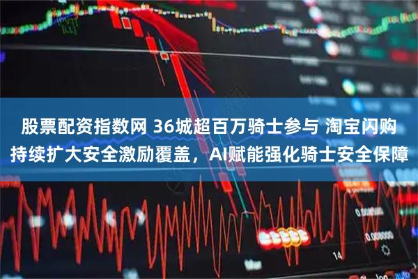 股票配资指数网 36城超百万骑士参与 淘宝闪购持续扩大安全激励覆盖，AI赋能强化骑士安全保障